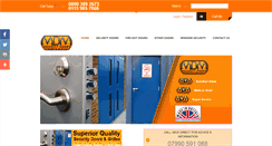 Desktop Screenshot of mdmsecuritydoors.co.uk