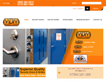 Tablet Screenshot of mdmsecuritydoors.co.uk